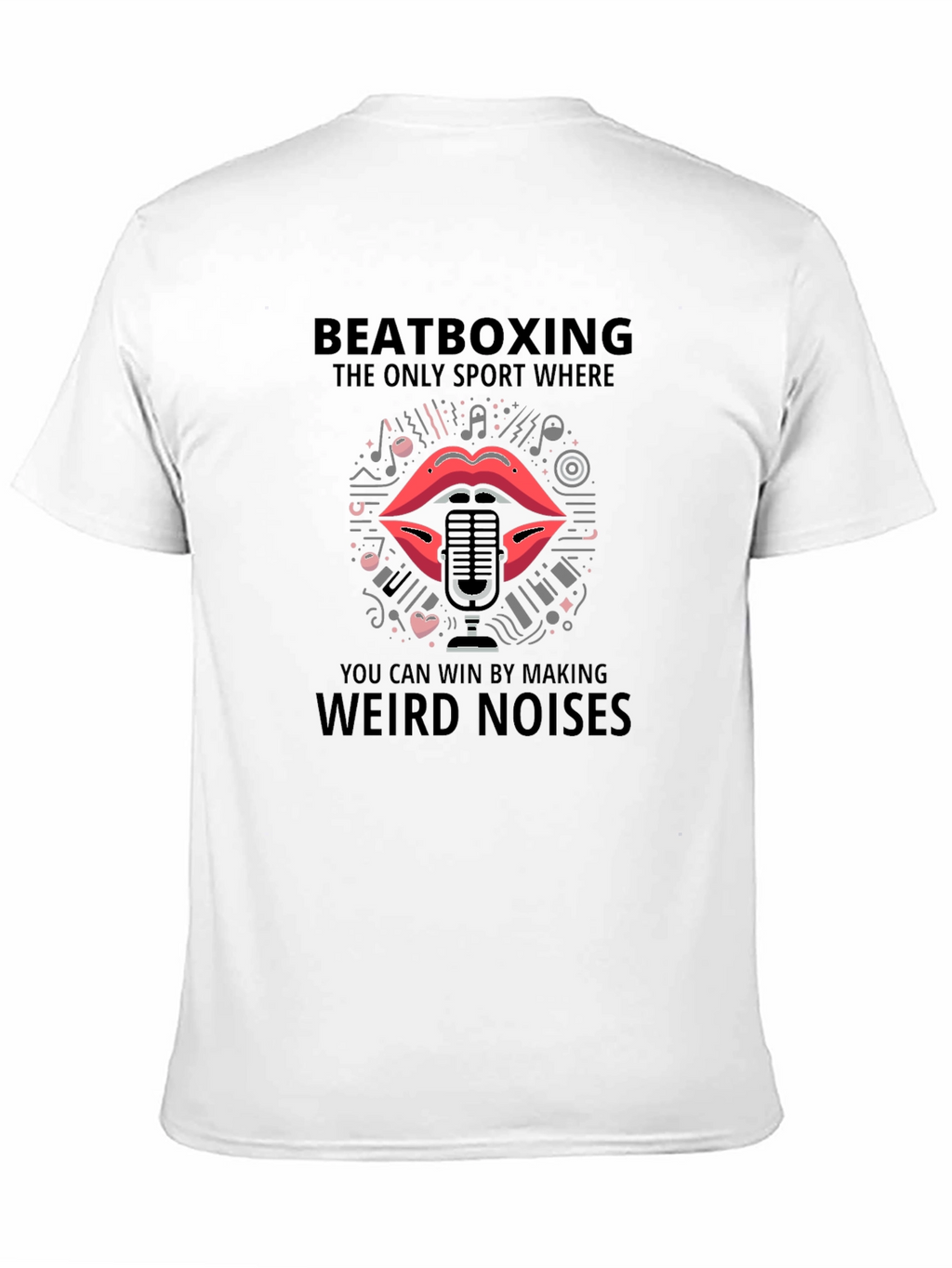 Beatboxing Weird Noises Graphic T-Shirt