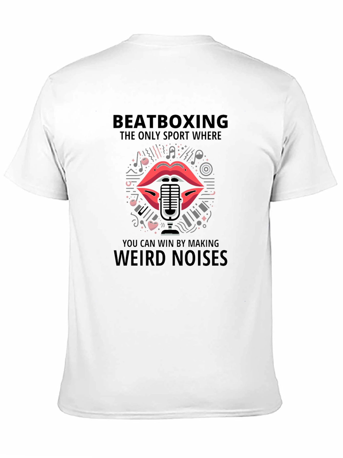 Beatboxing Weird Noises Graphic T-Shirt