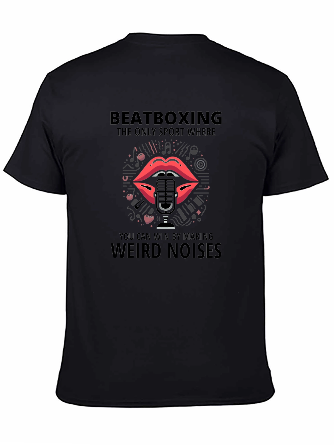 Beatboxing Weird Noises Graphic T-Shirt