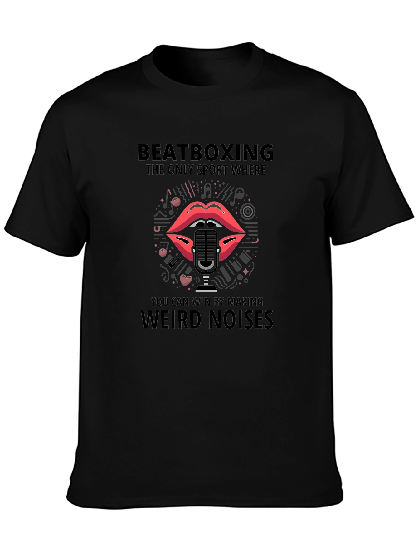 Beatboxing Weird Noises Graphic T-Shirt