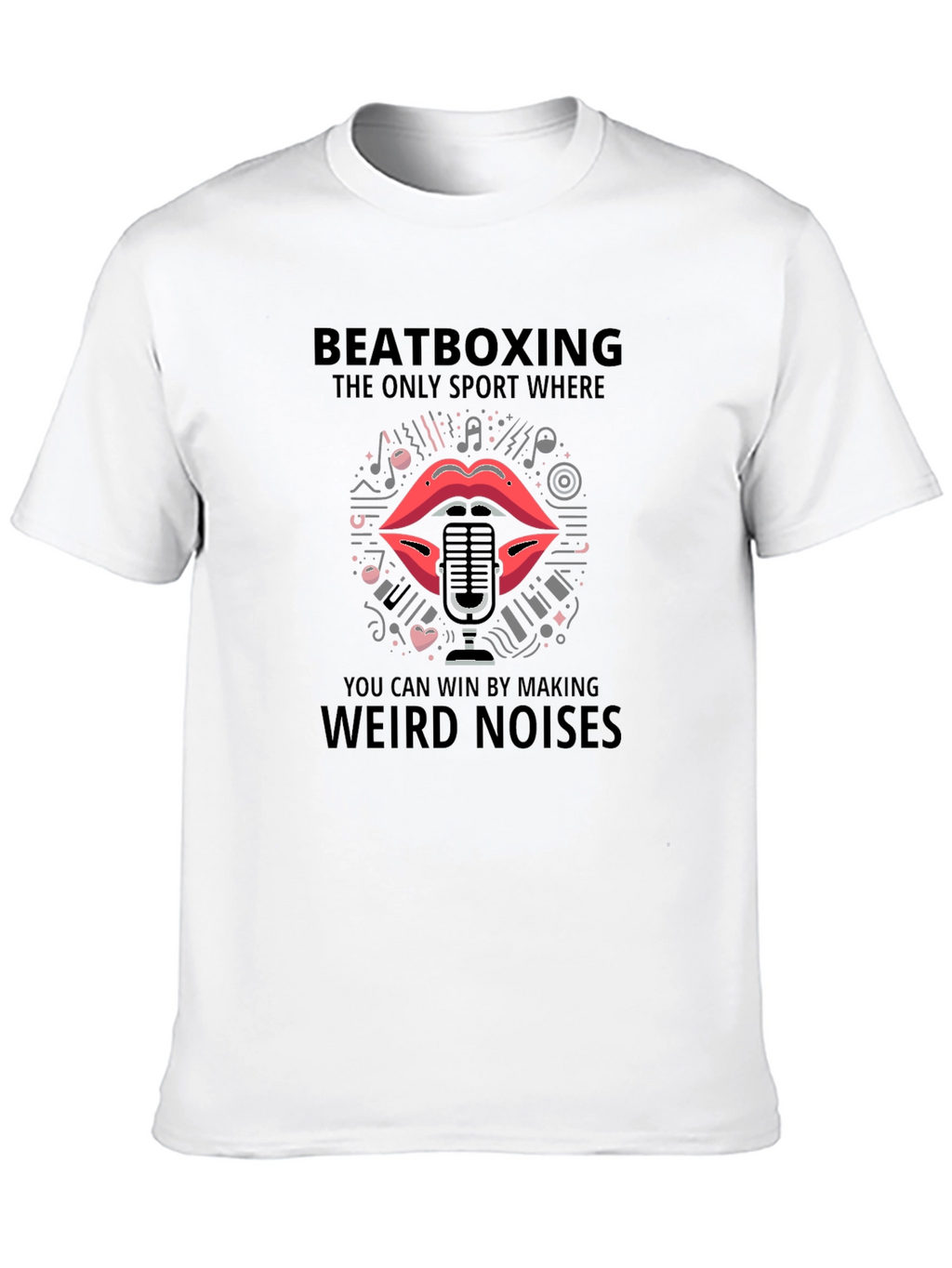 Beatboxing Weird Noises Graphic T-Shirt