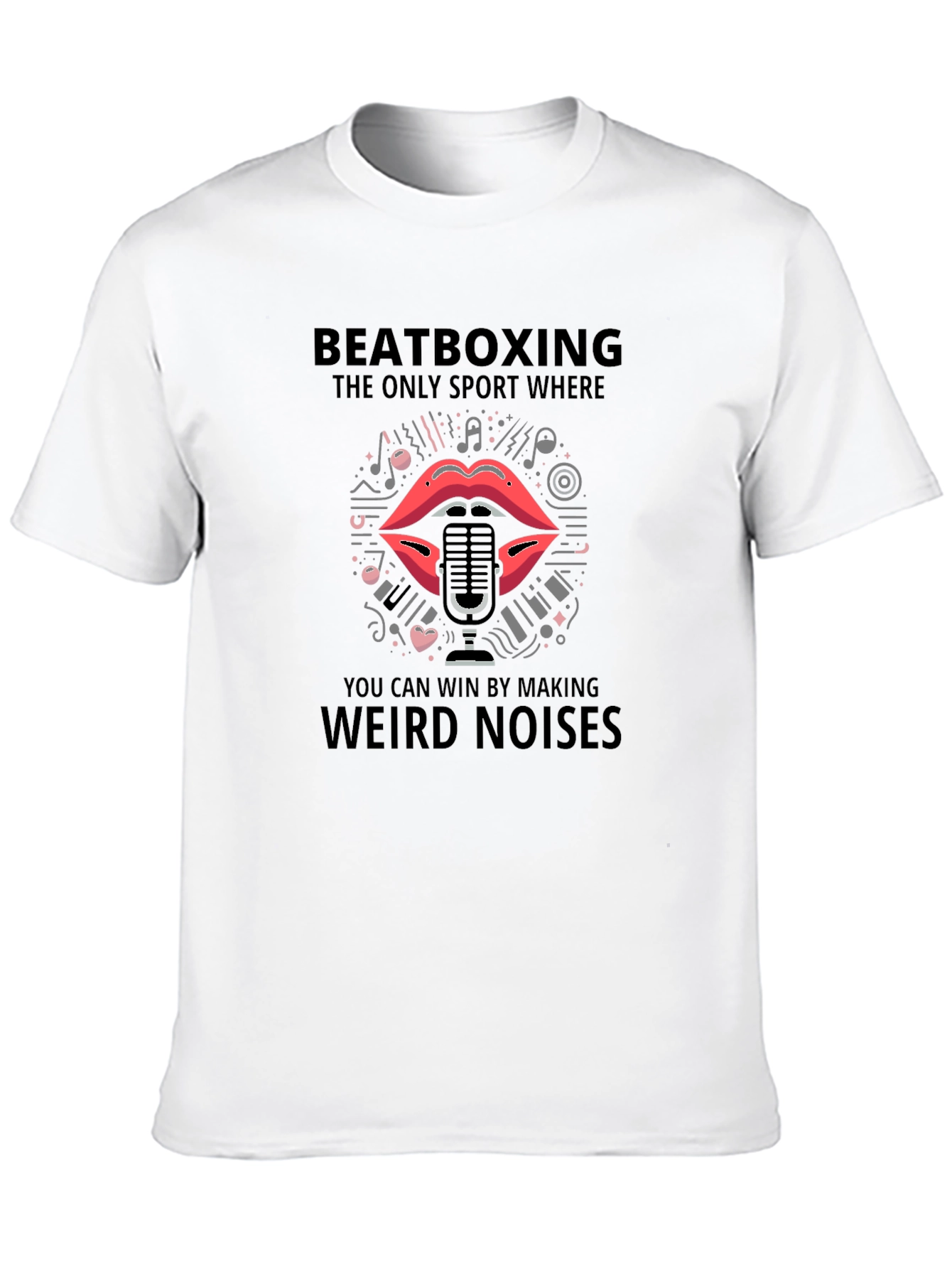 Beatboxing Weird Noises Graphic T-Shirt