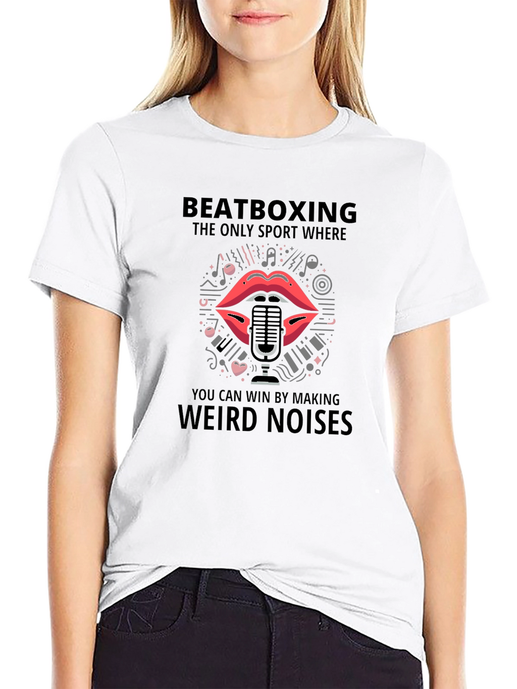 Beatboxing Weird Noises Graphic T-Shirt