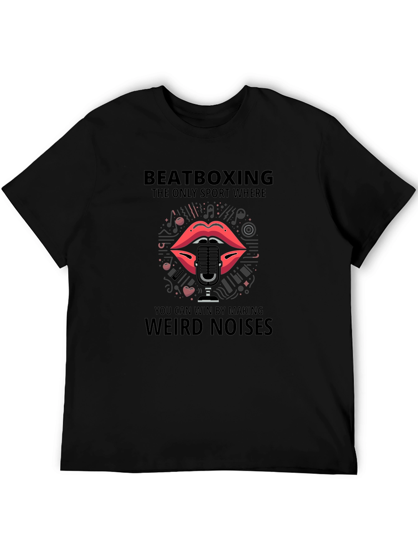 Beatboxing Weird Noises Graphic T-Shirt