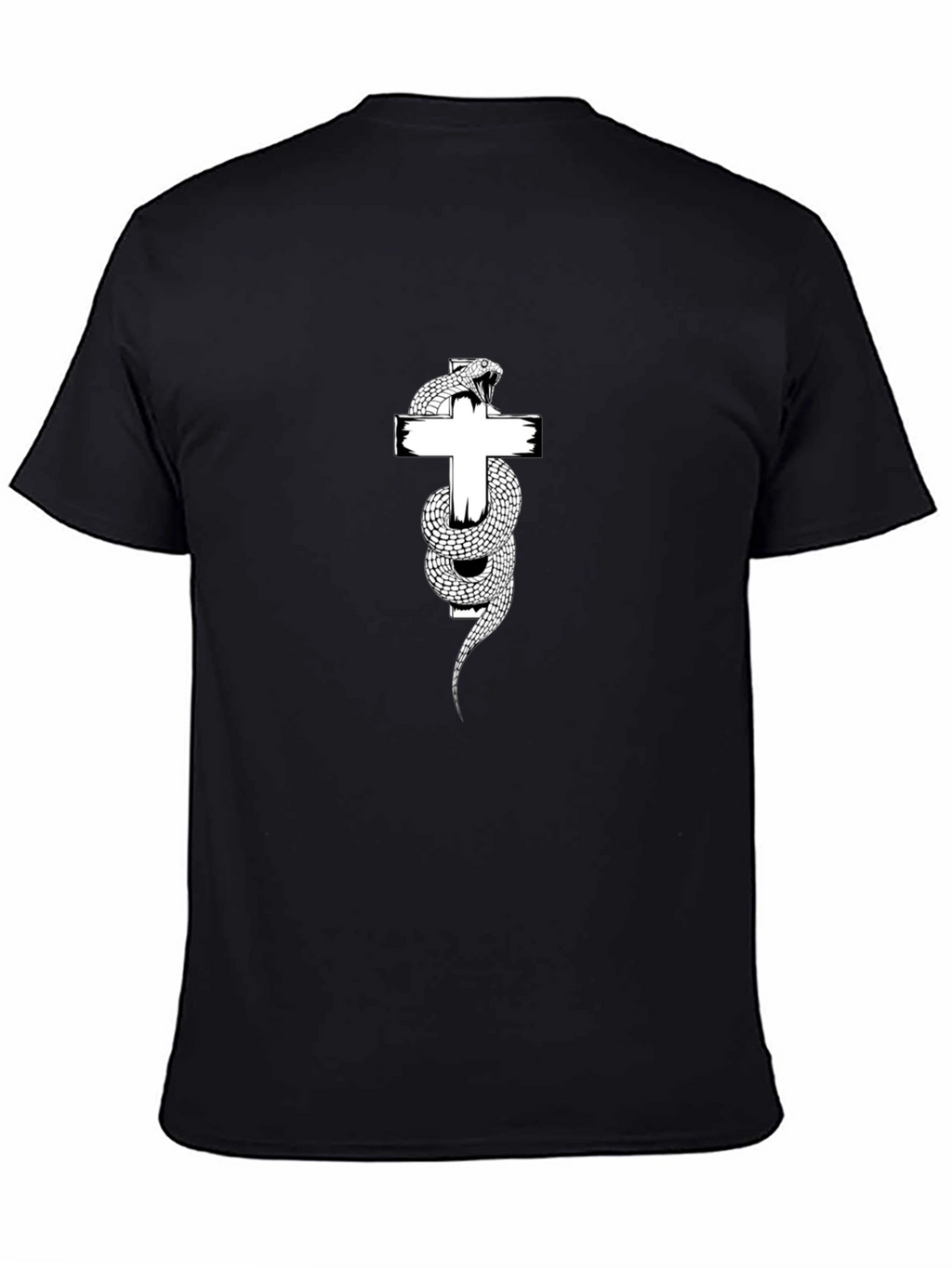 Snake & Cross Graphic Tee - Menswear