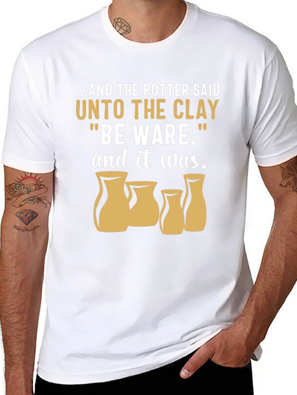 Potter & Clay T-Shirt - Be Ware Pottery Tee
