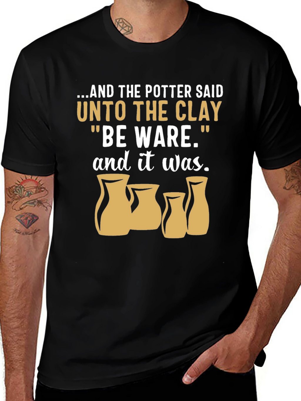 Potter & Clay T-Shirt - Be Ware Pottery Tee
