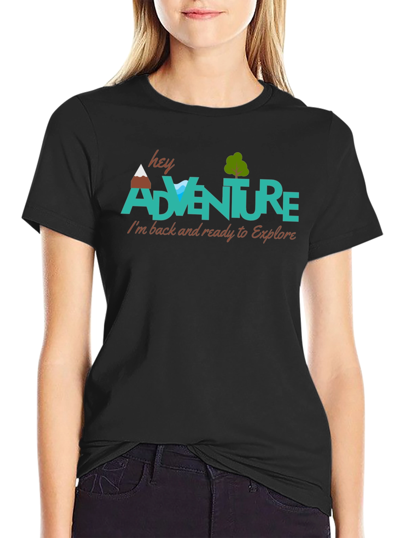 Adventure Awaits T-Shirt - Back and Ready to Explore!