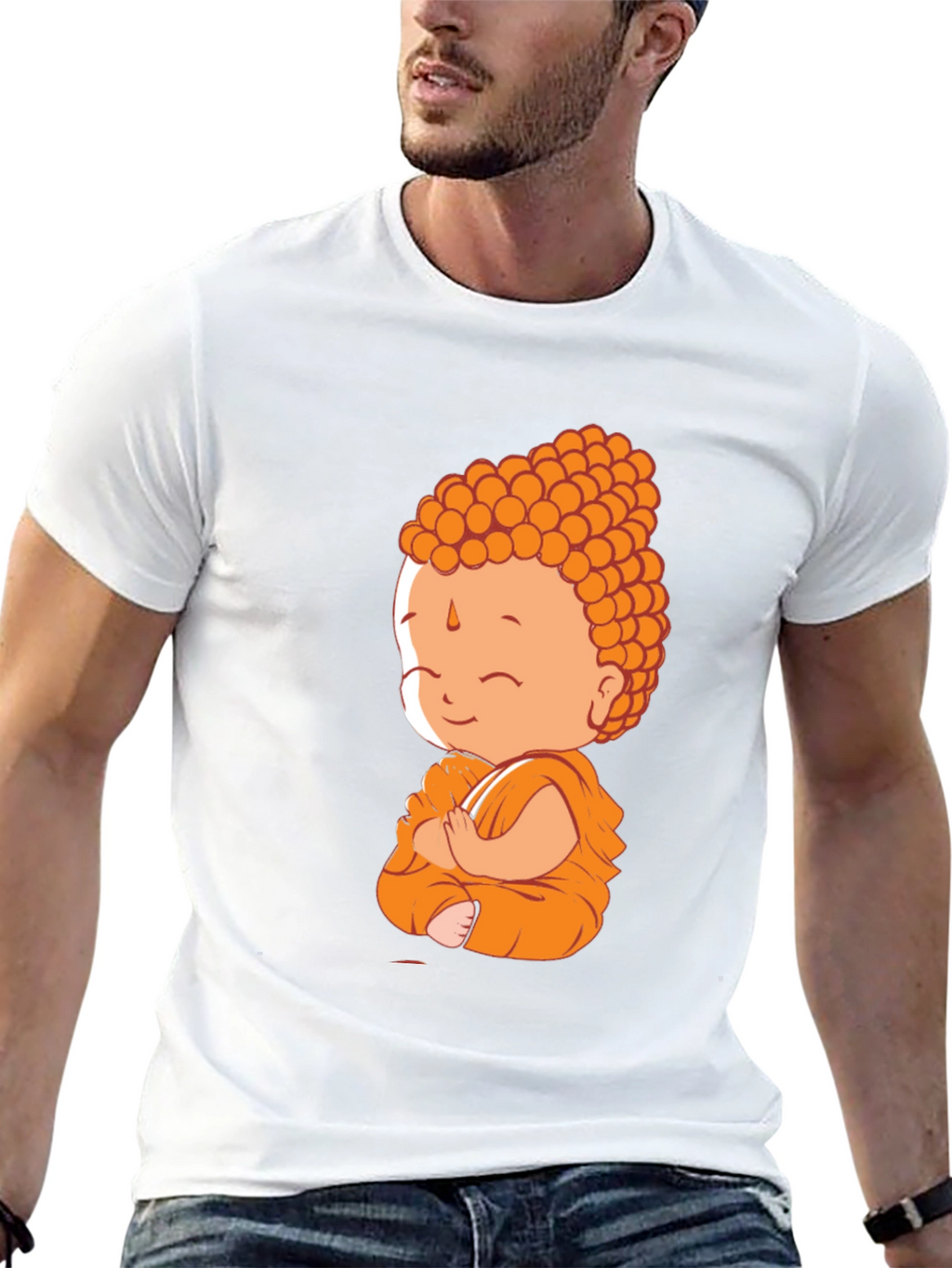 Buddha Graphic Black T-Shirt