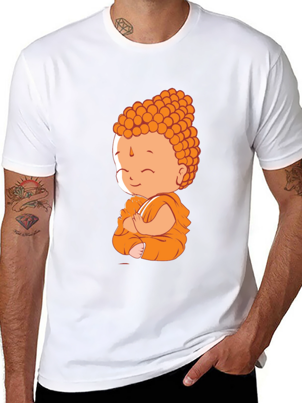 Buddha Graphic Black T-Shirt