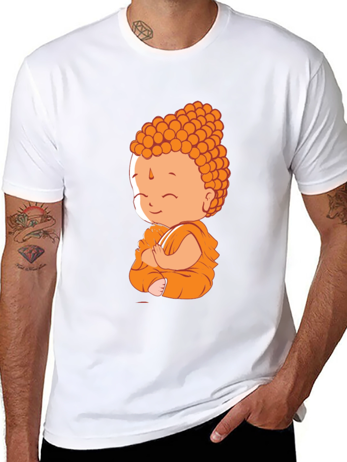Buddha Graphic Black T-Shirt