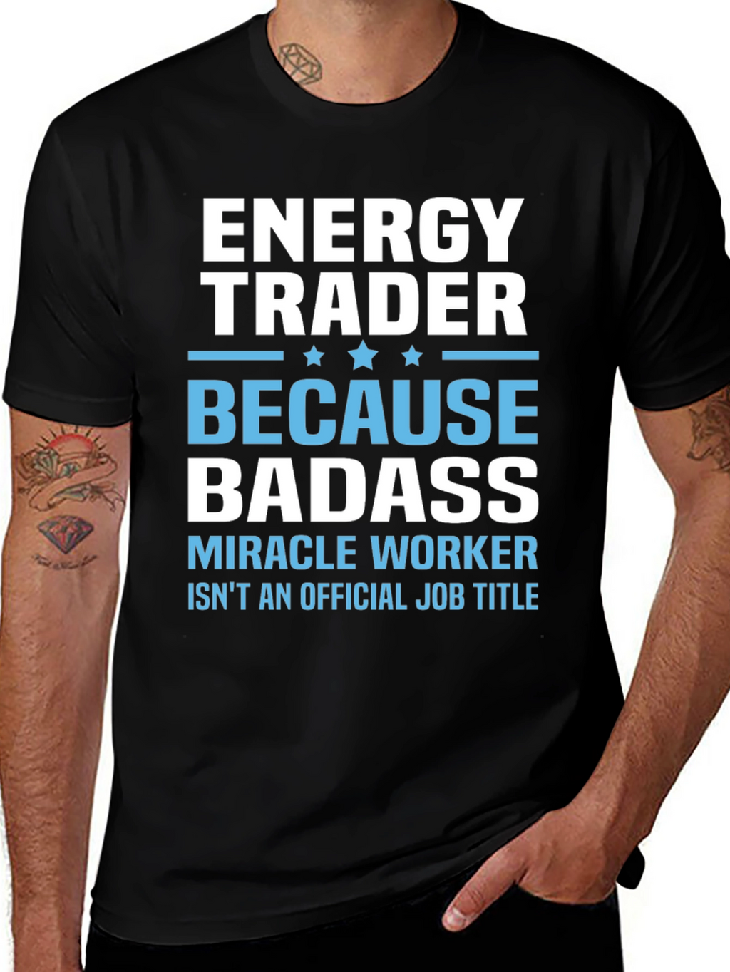 Energy Trader Badass Graphic T-Shirt