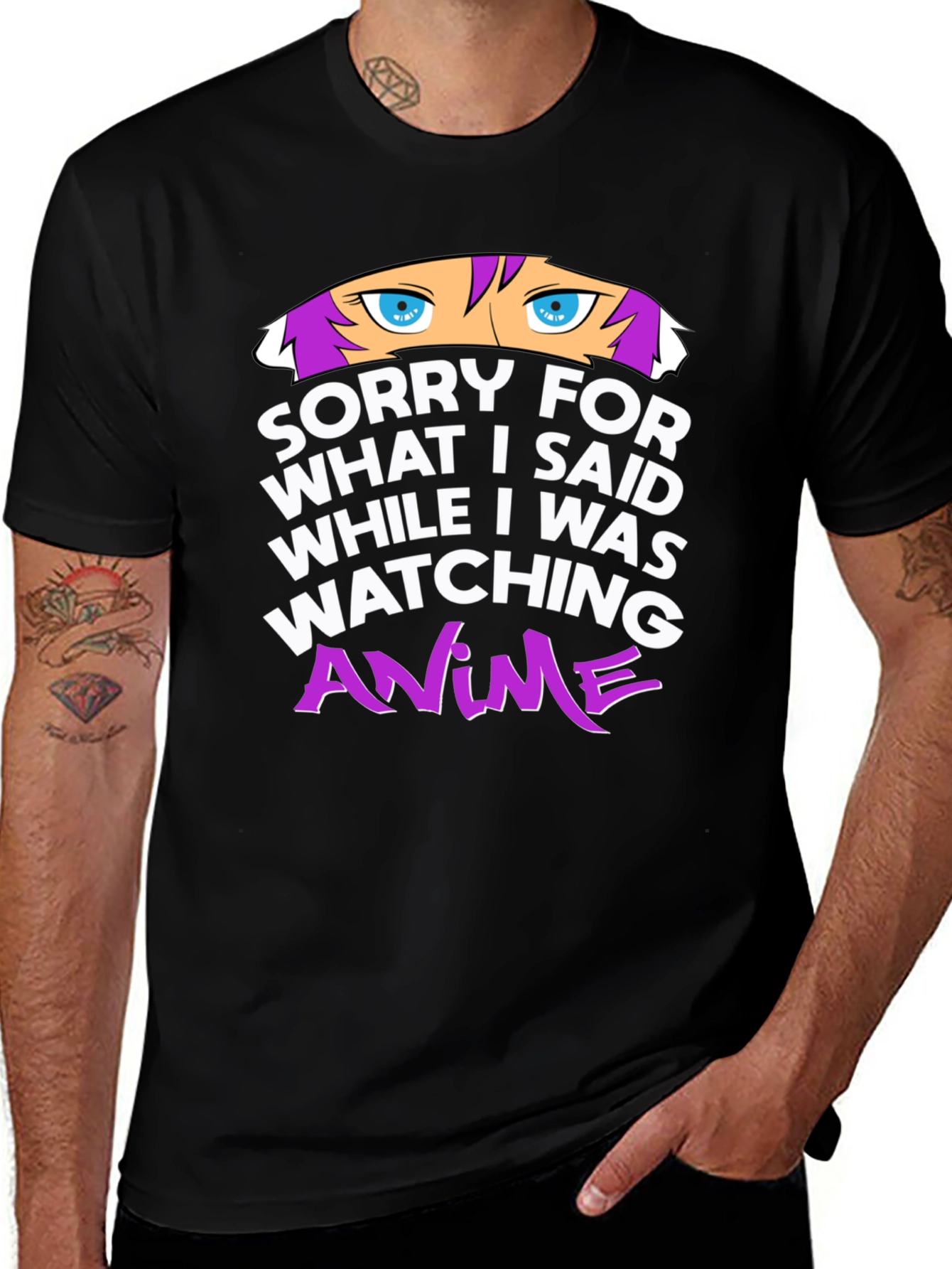 Anime Lover T-Shirt - Sorry For What I Said Funny Graphic Tee