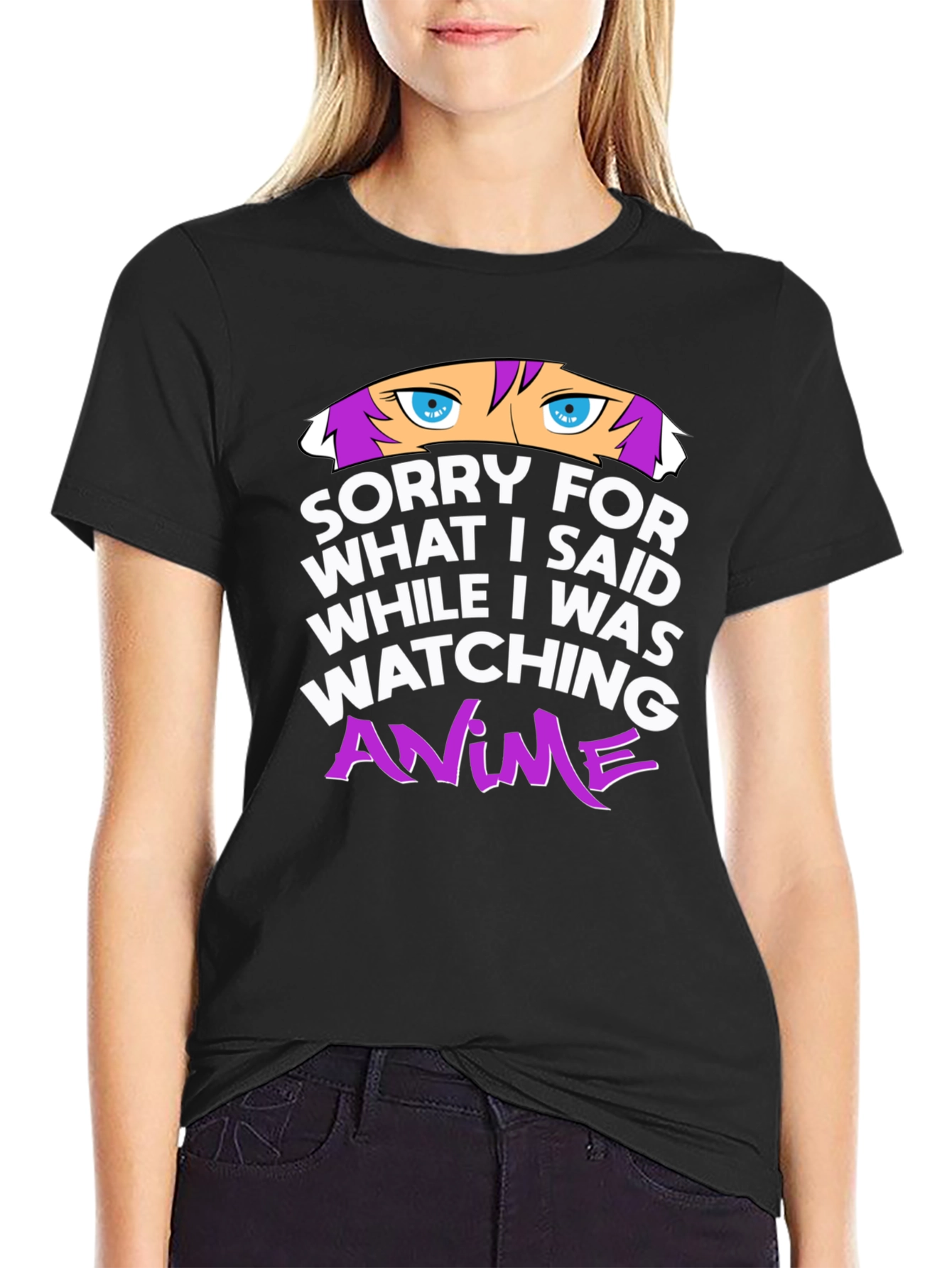 Anime Lover T-Shirt - Sorry For What I Said Funny Graphic Tee
