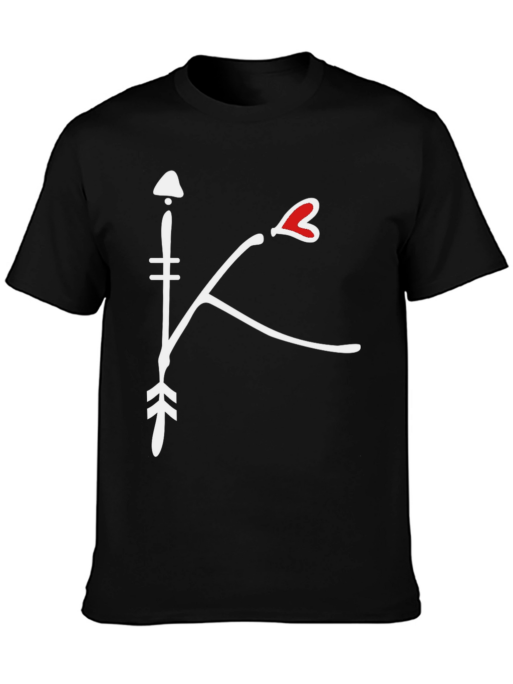 Arrow Heart Initial Tee