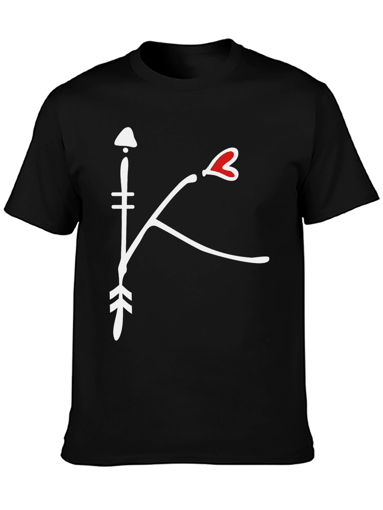 Arrow Heart Initial Tee