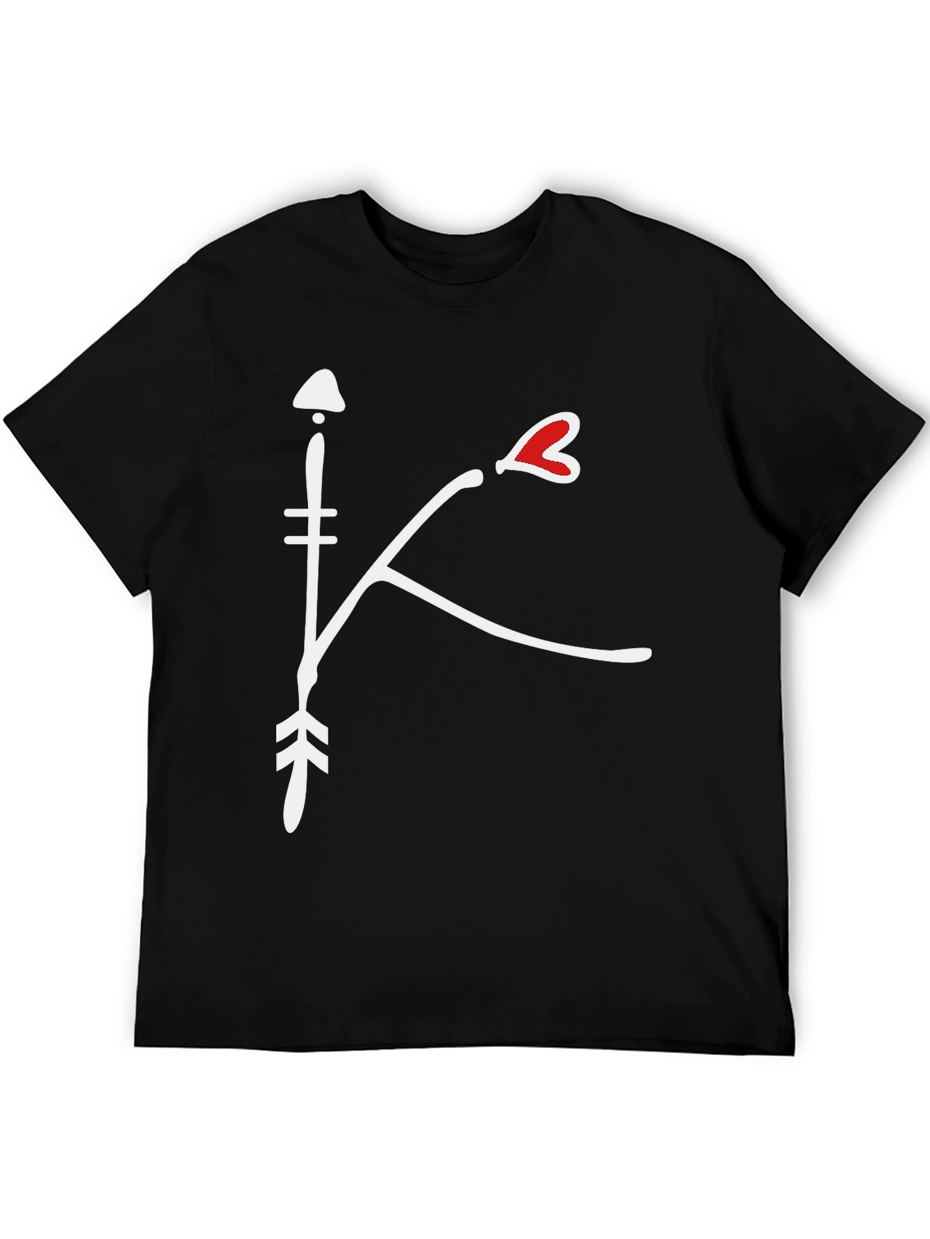 Arrow Heart Initial Tee