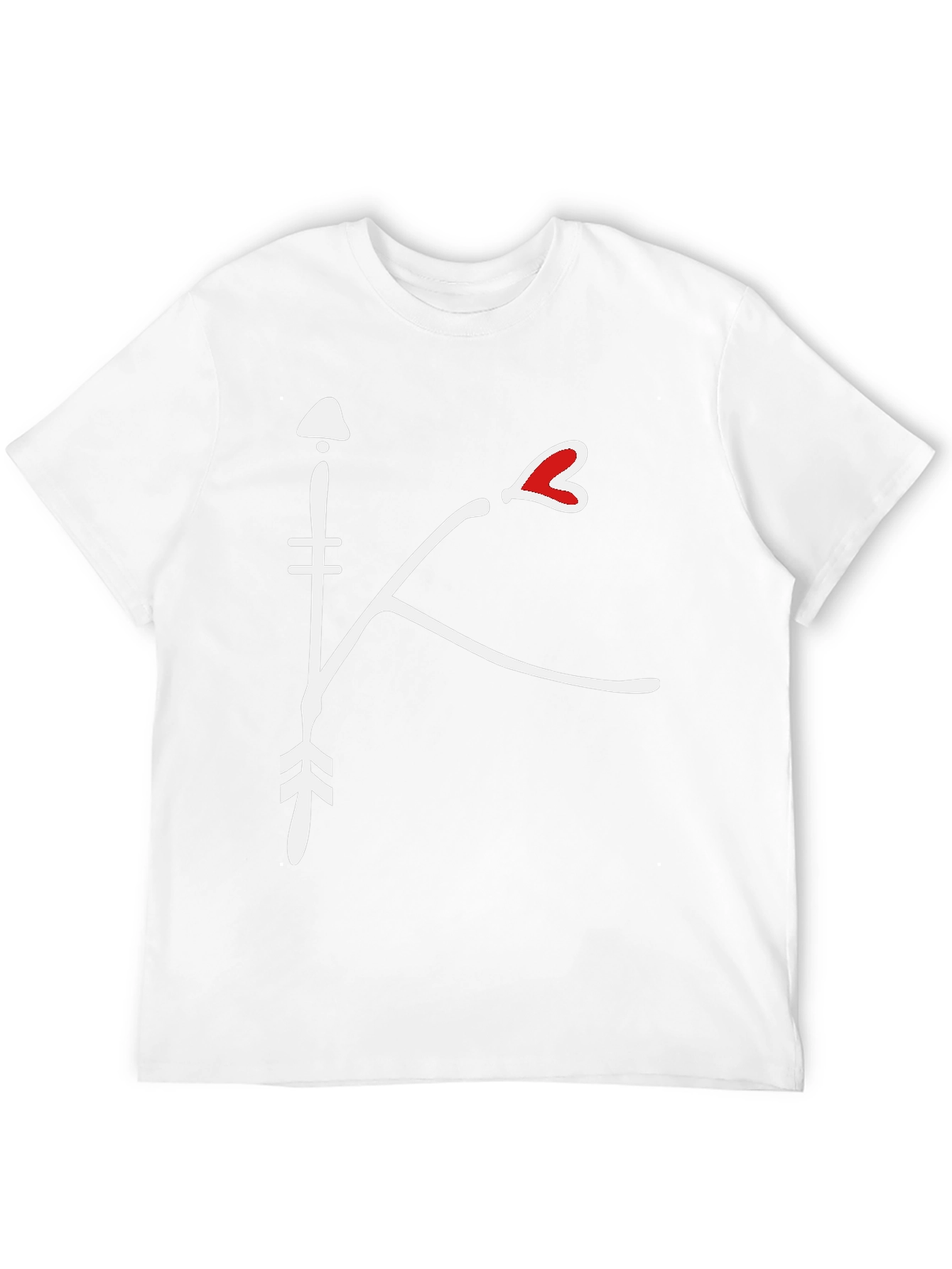 Arrow Heart Initial Tee