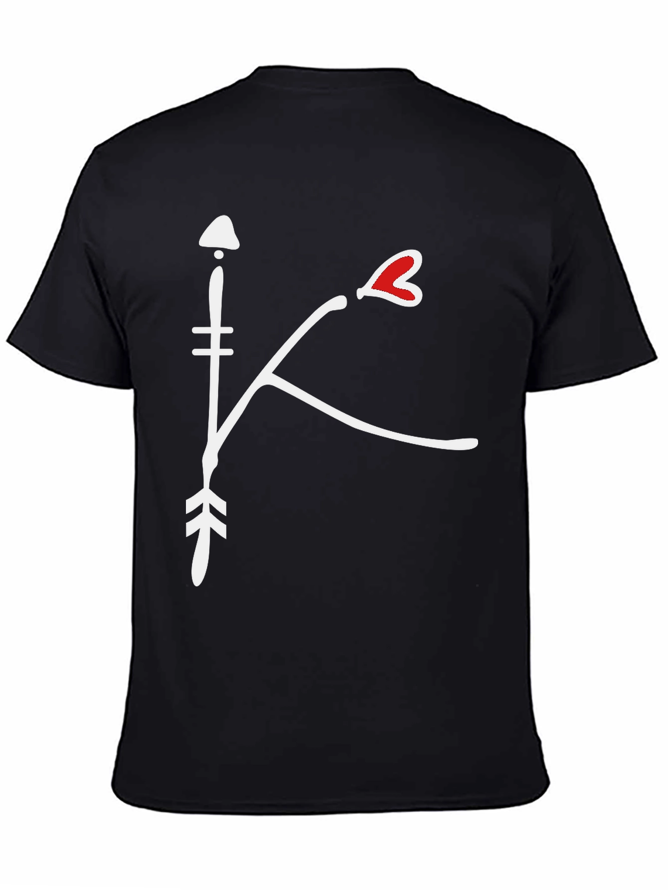 Arrow Heart Initial Tee