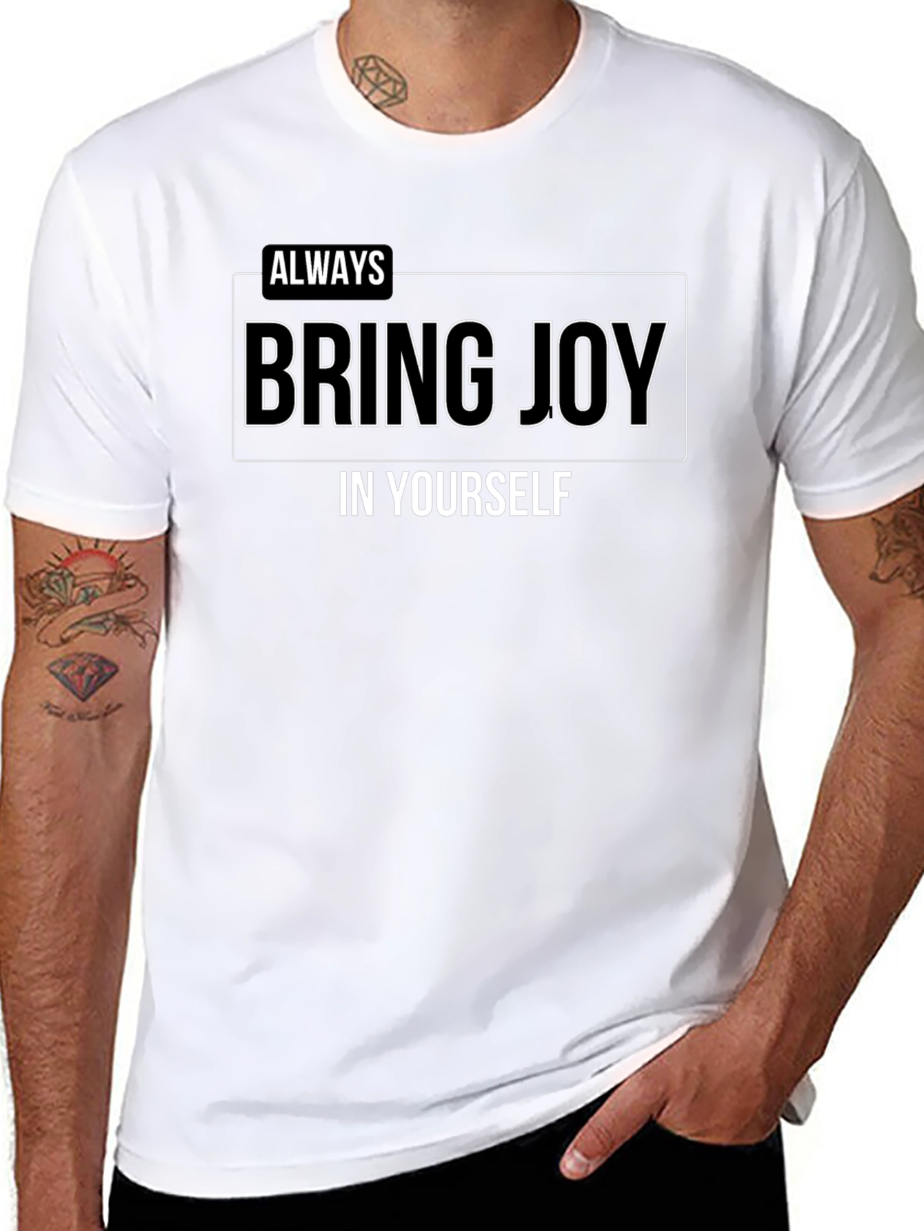 Bring Joy Graphic Tee - Inspiring Comfort