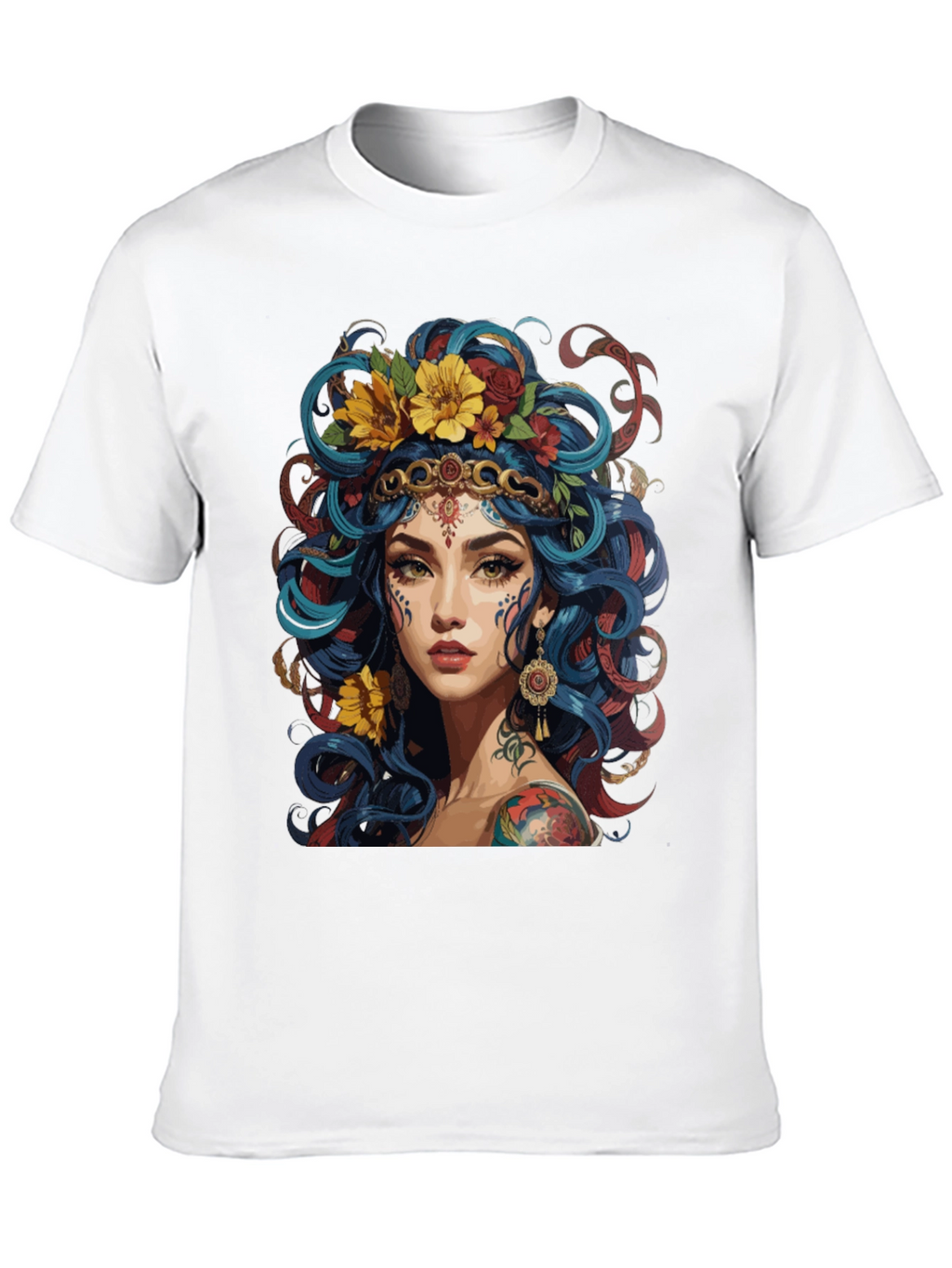Bohemian Goddess Graphic T-Shirt