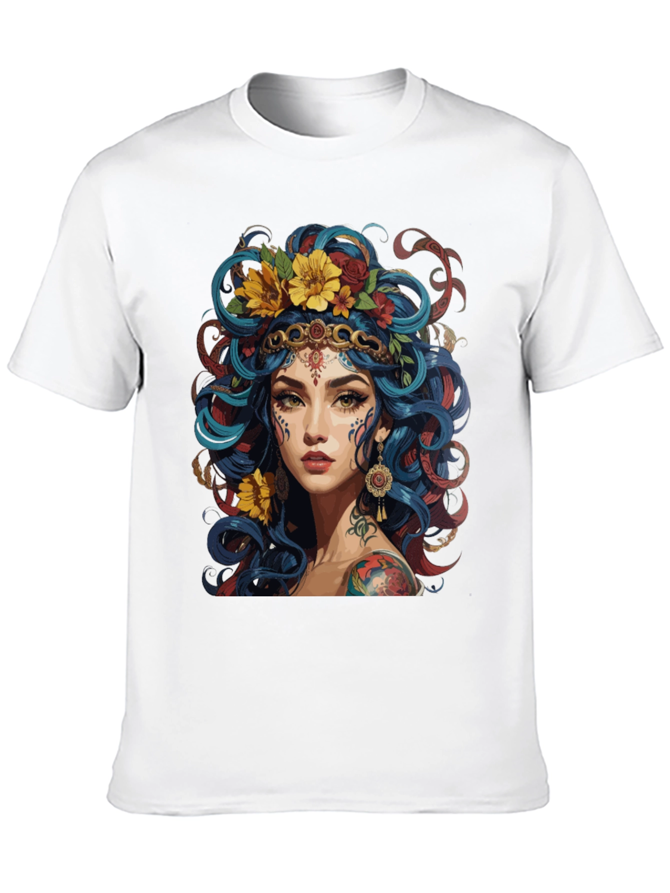 Bohemian Goddess Graphic T-Shirt