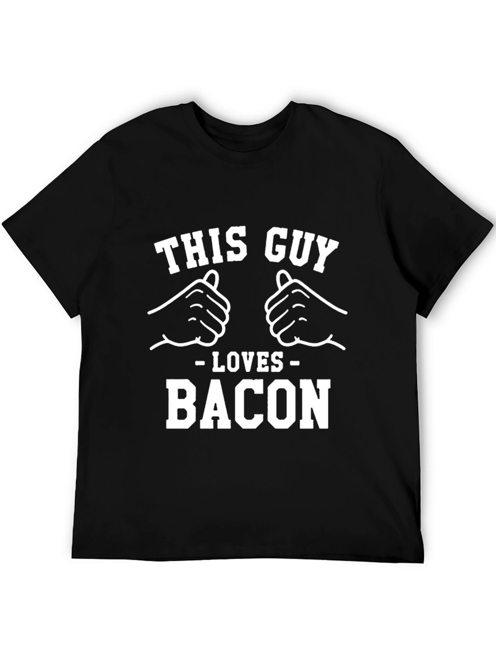 This Guy Loves Bacon T-Shirt - Funny Foodie Tee