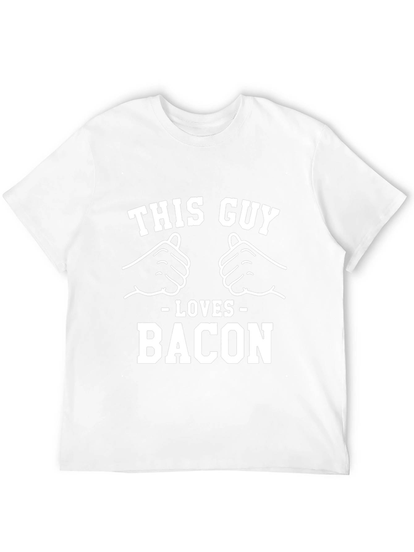 This Guy Loves Bacon T-Shirt - Funny Foodie Tee