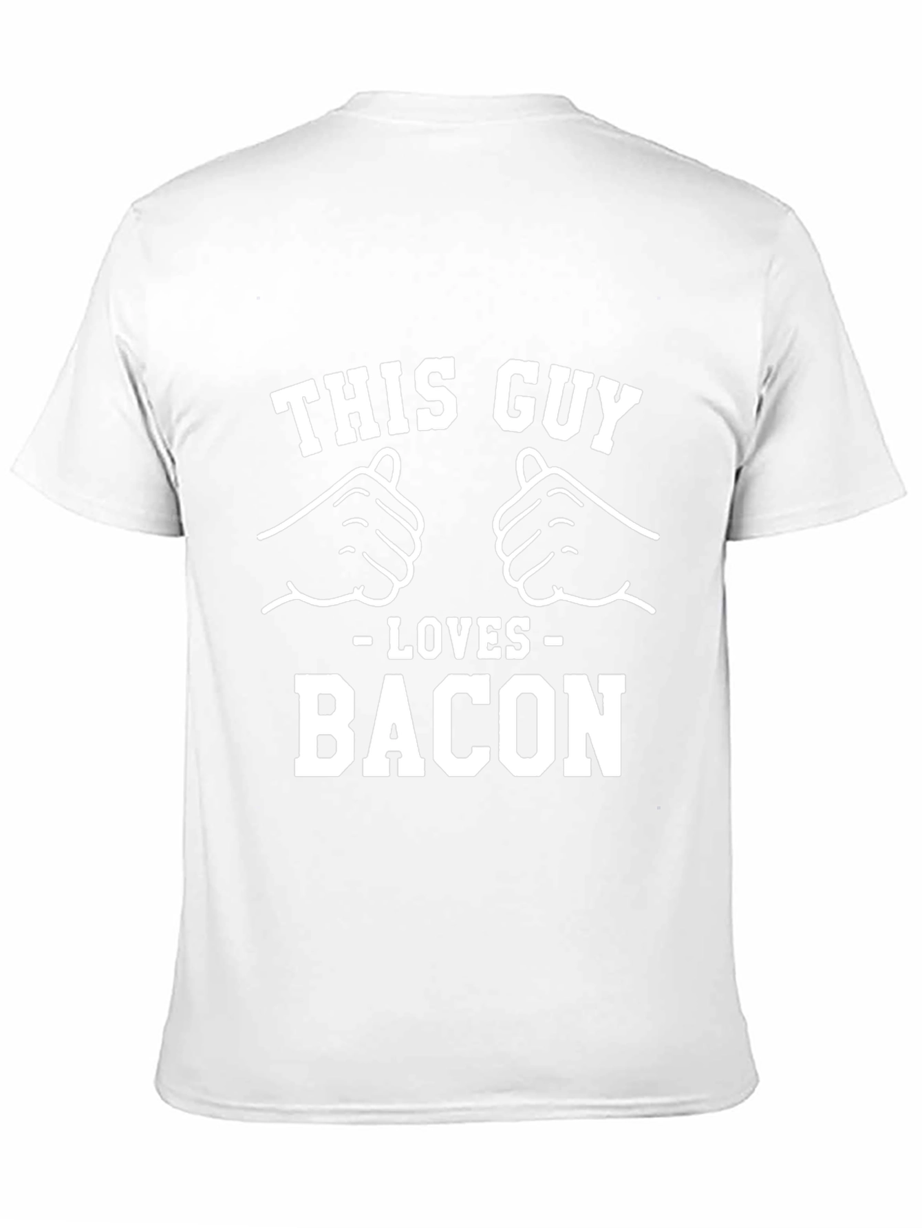 This Guy Loves Bacon T-Shirt - Funny Foodie Tee