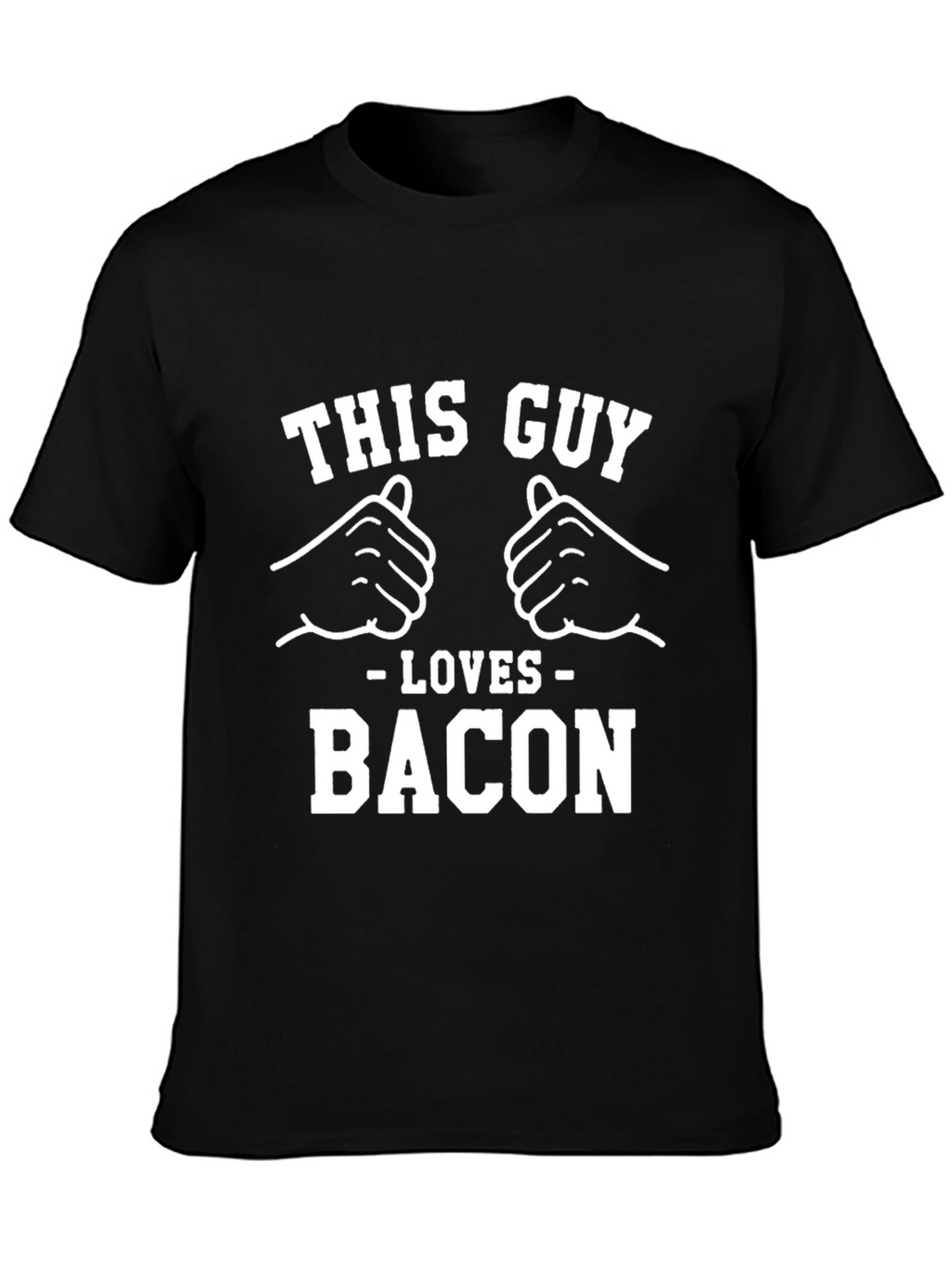 This Guy Loves Bacon T-Shirt - Funny Foodie Tee