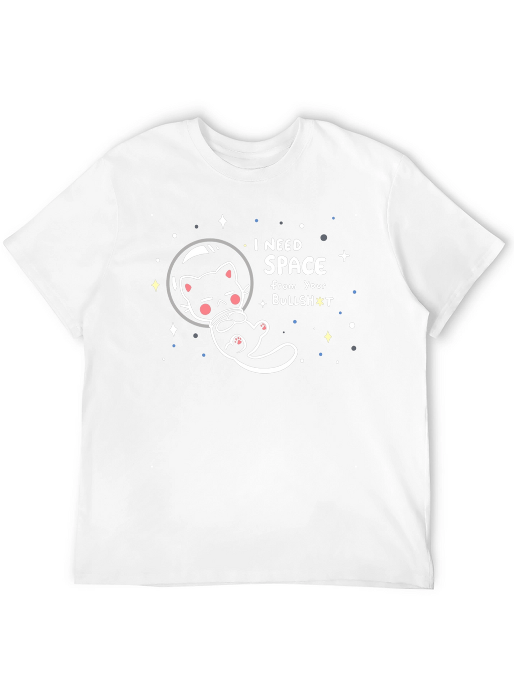 I Need Space Cat Graphic T-Shirt