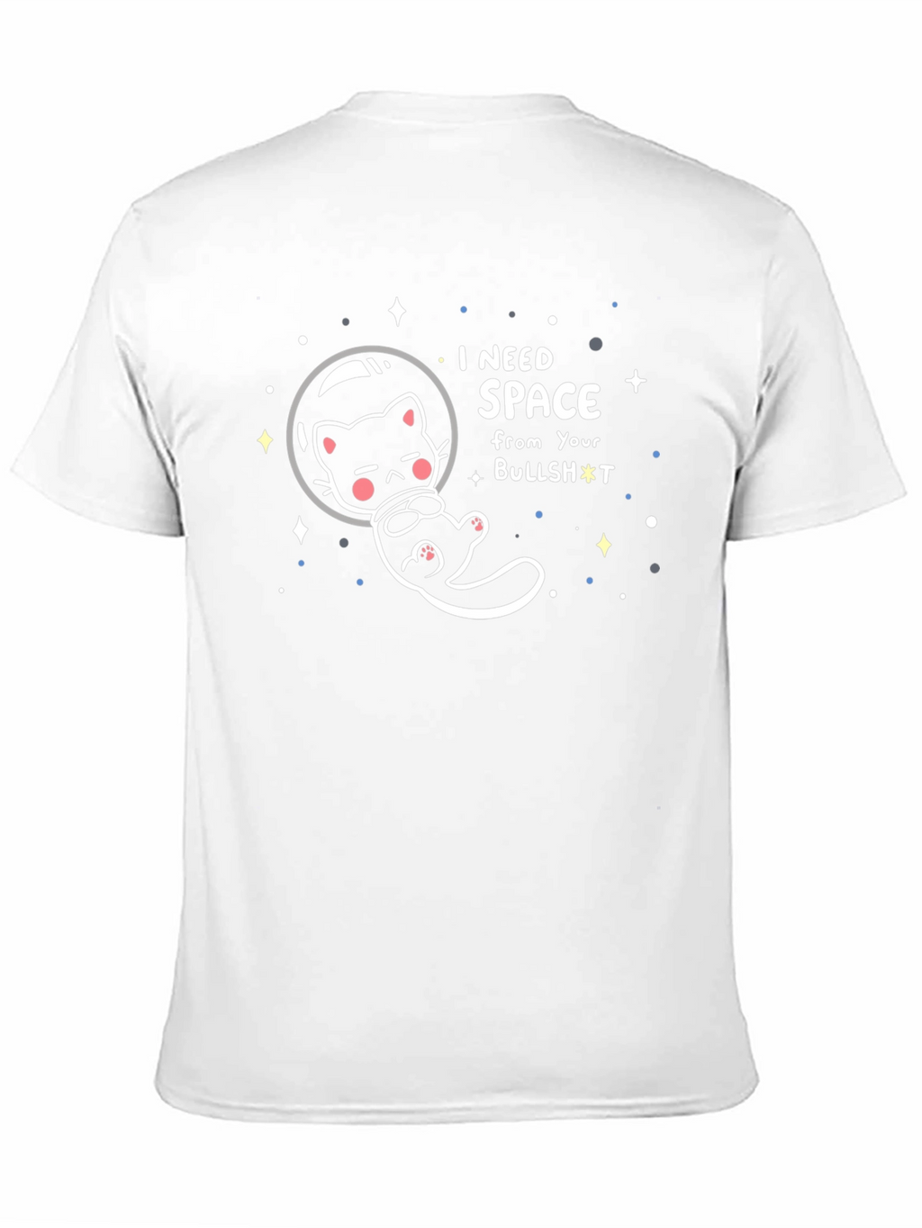 I Need Space Cat Graphic T-Shirt