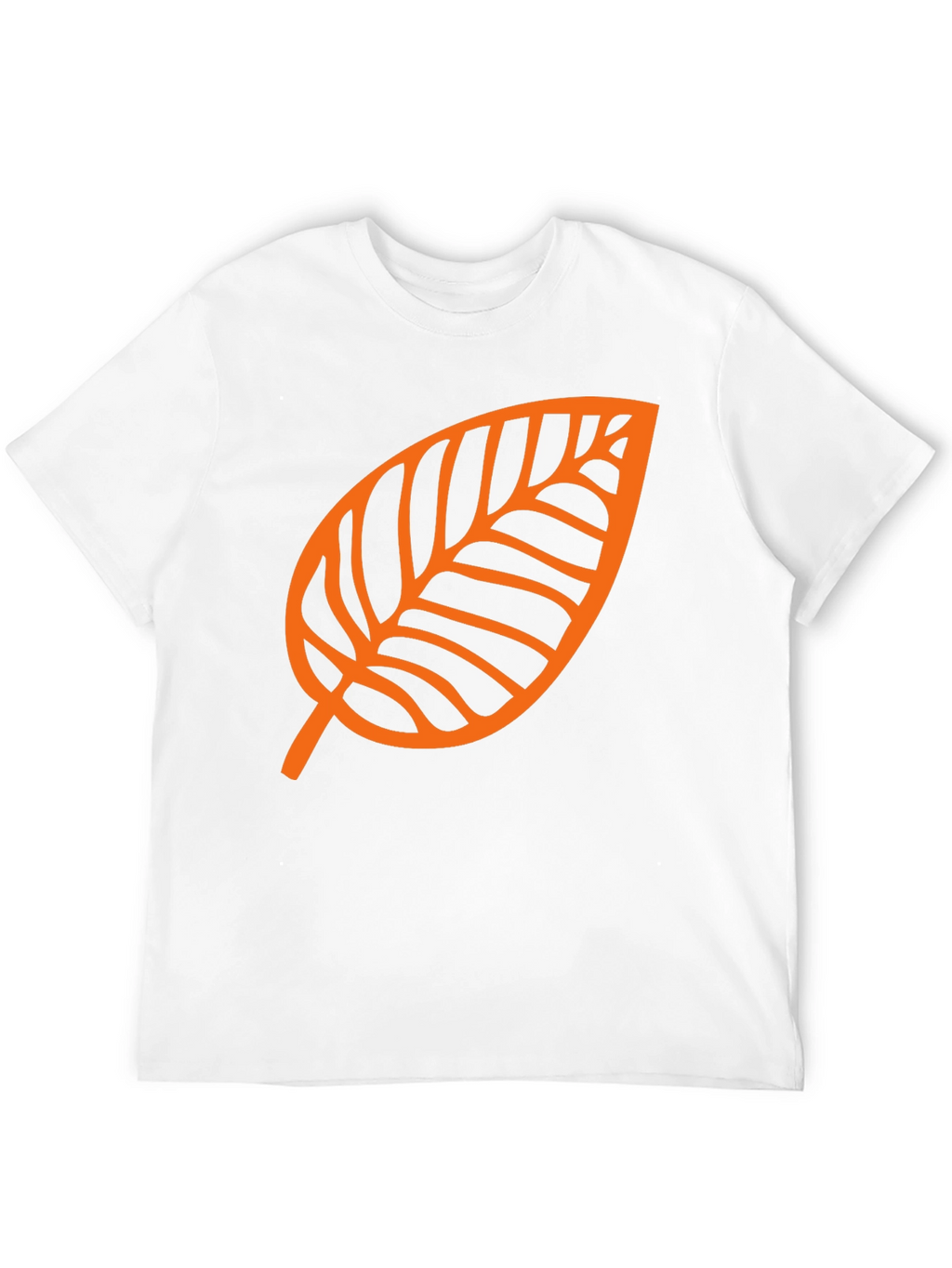 Leaf Graphic Tee - Black Casual T-Shirt