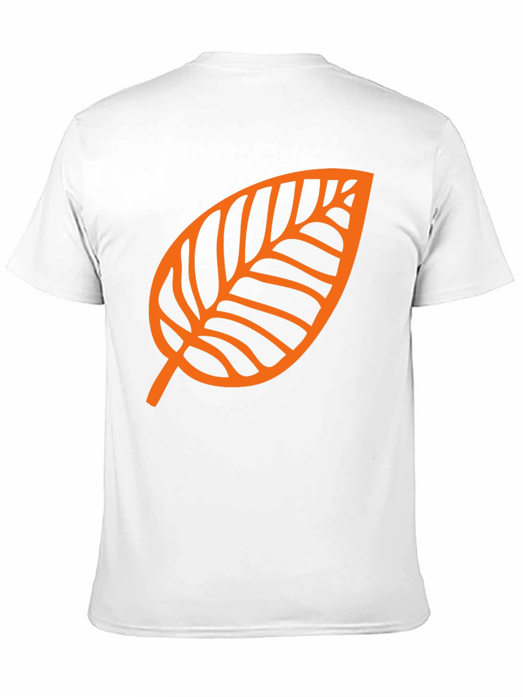 Leaf Graphic Tee - Black Casual T-Shirt