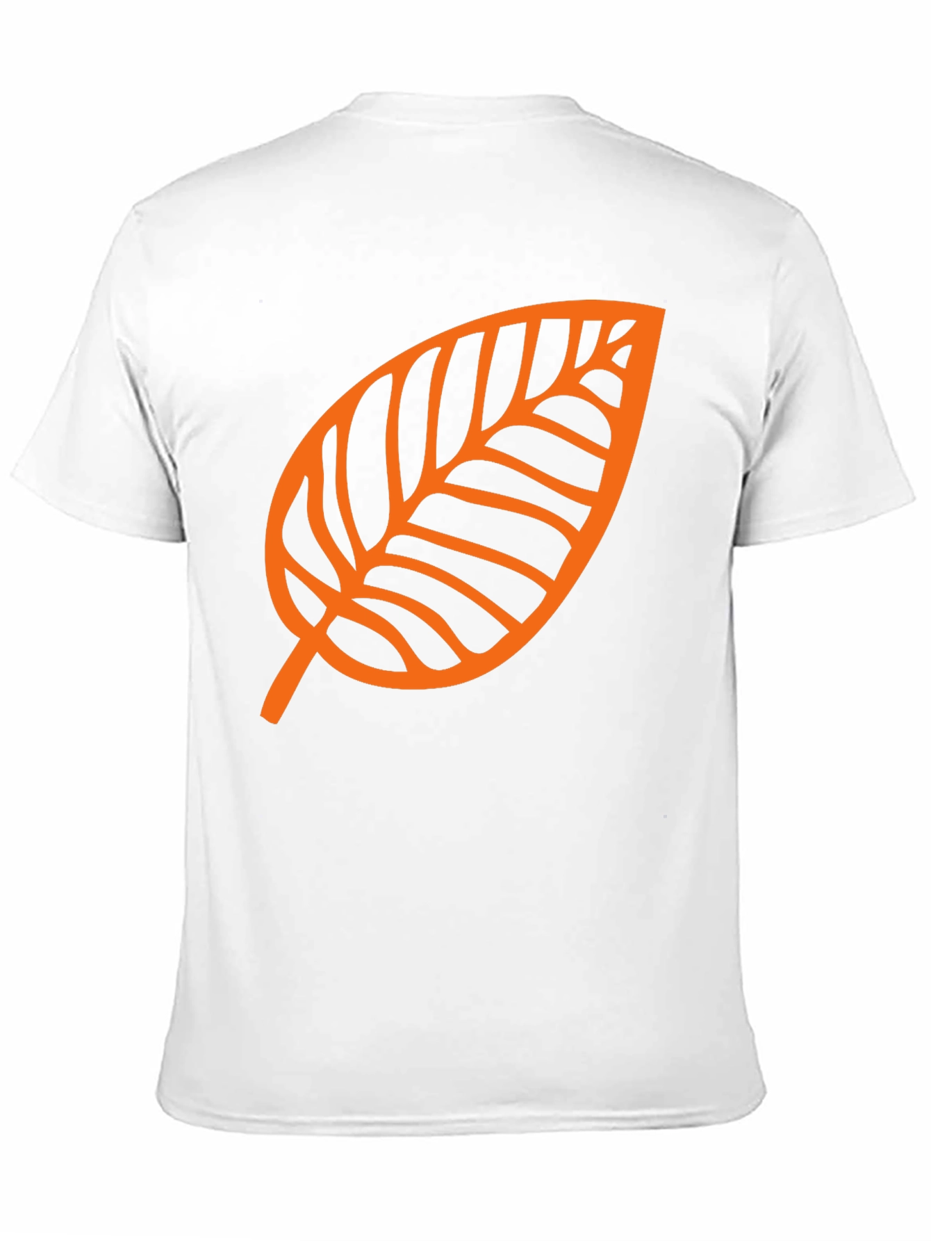 Leaf Graphic Tee - Black Casual T-Shirt