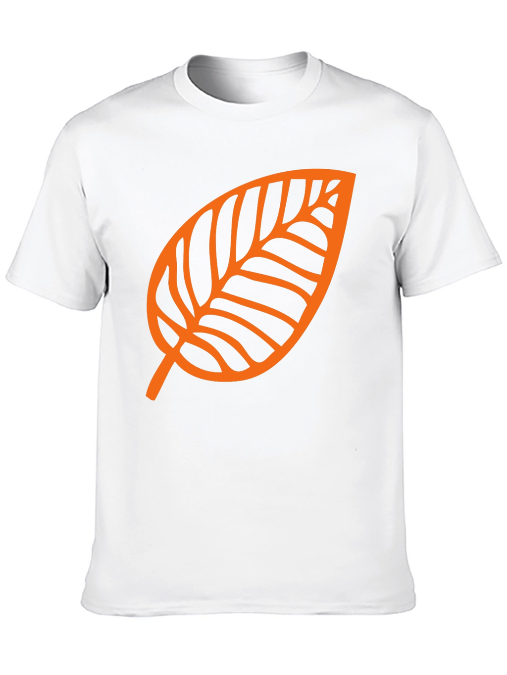 Leaf Graphic Tee - Black Casual T-Shirt
