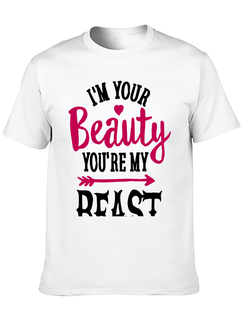 Beauty and Beast Matching Couple T-Shirt