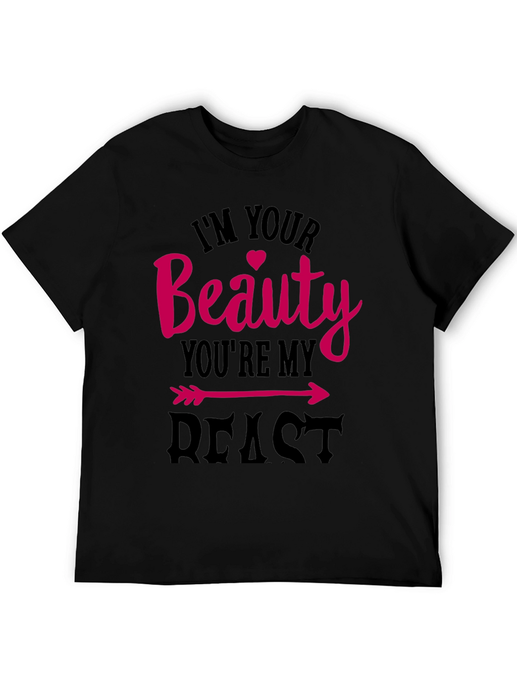 Beauty and Beast Matching Couple T-Shirt