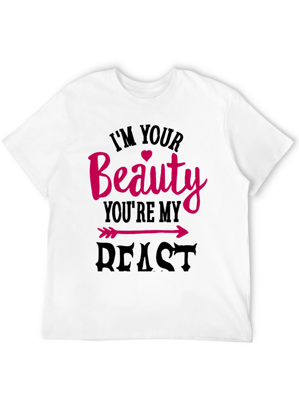 Beauty and Beast Matching Couple T-Shirt