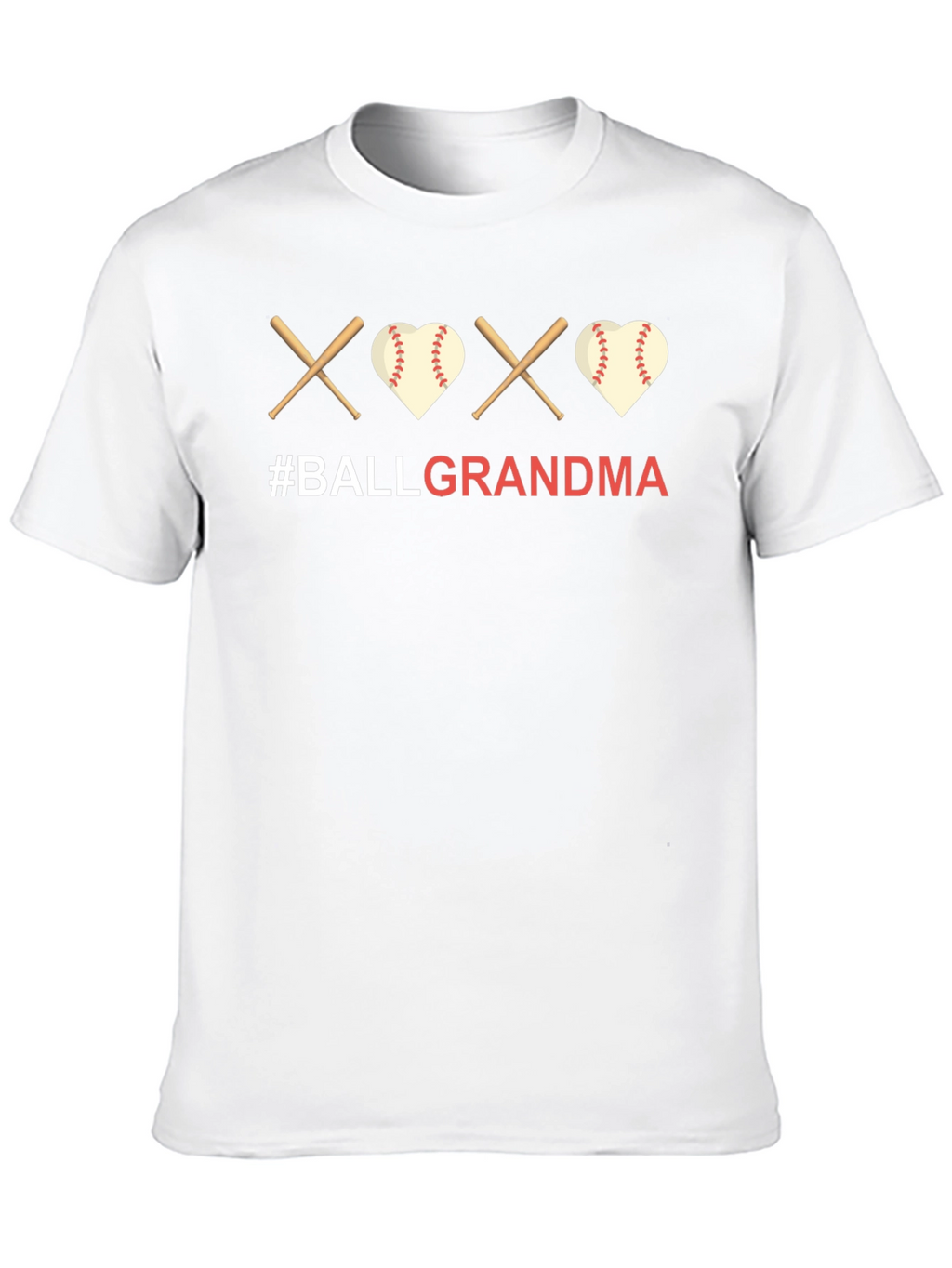 Ball Grandma T-Shirt - Baseball Lovers Tee