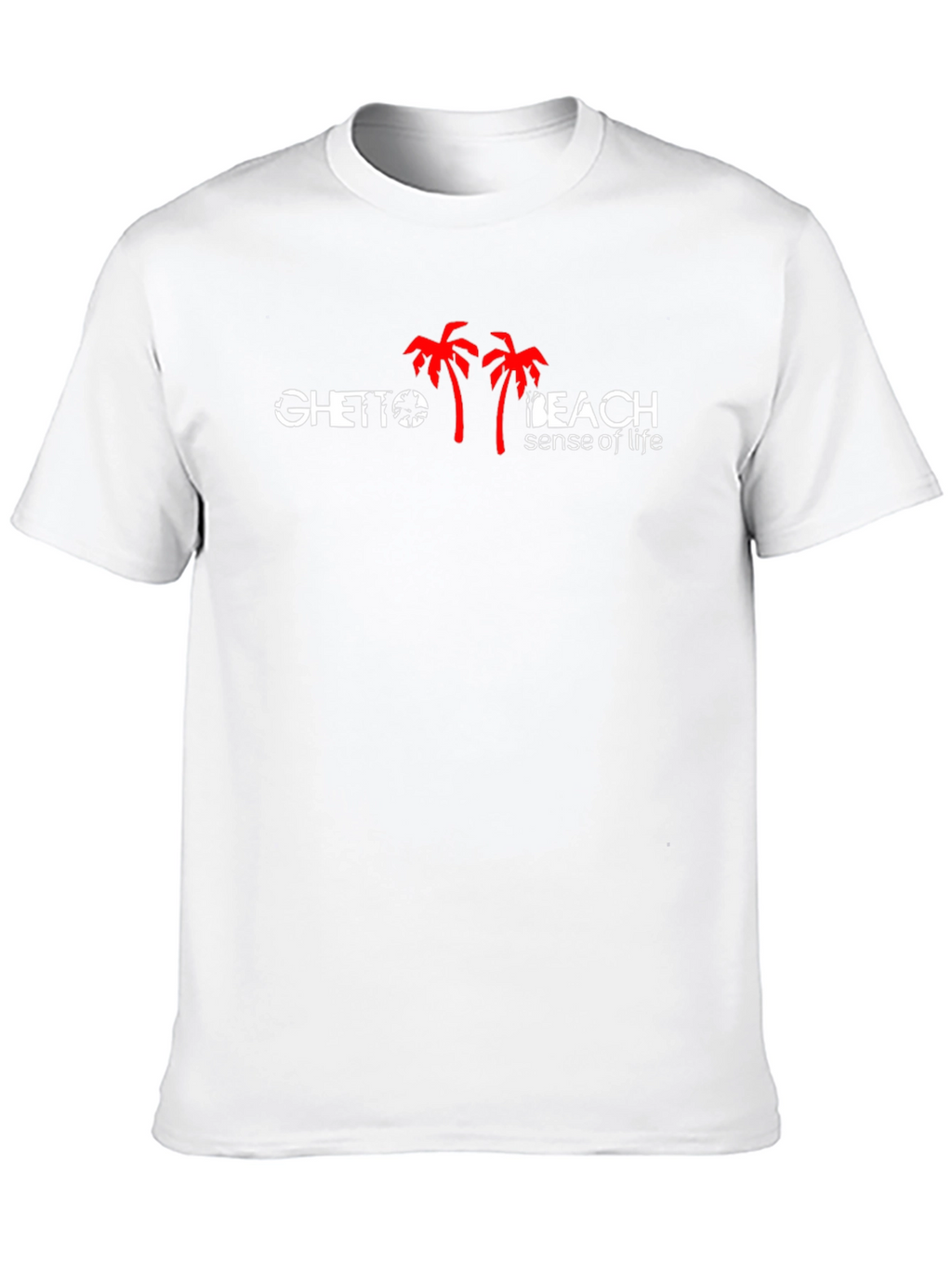 Ghetto Beach Sense of Life Black T-Shirt