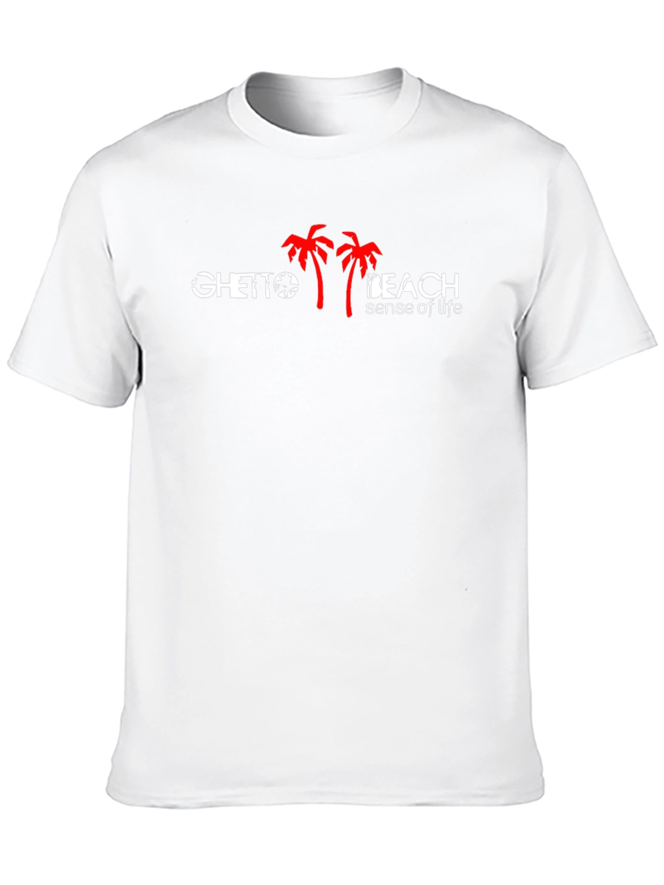 Ghetto Beach Sense of Life Black T-Shirt