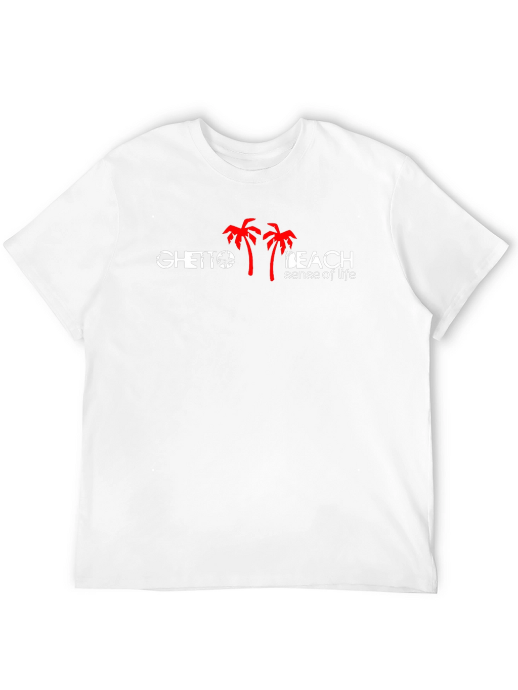 Ghetto Beach Sense of Life Black T-Shirt
