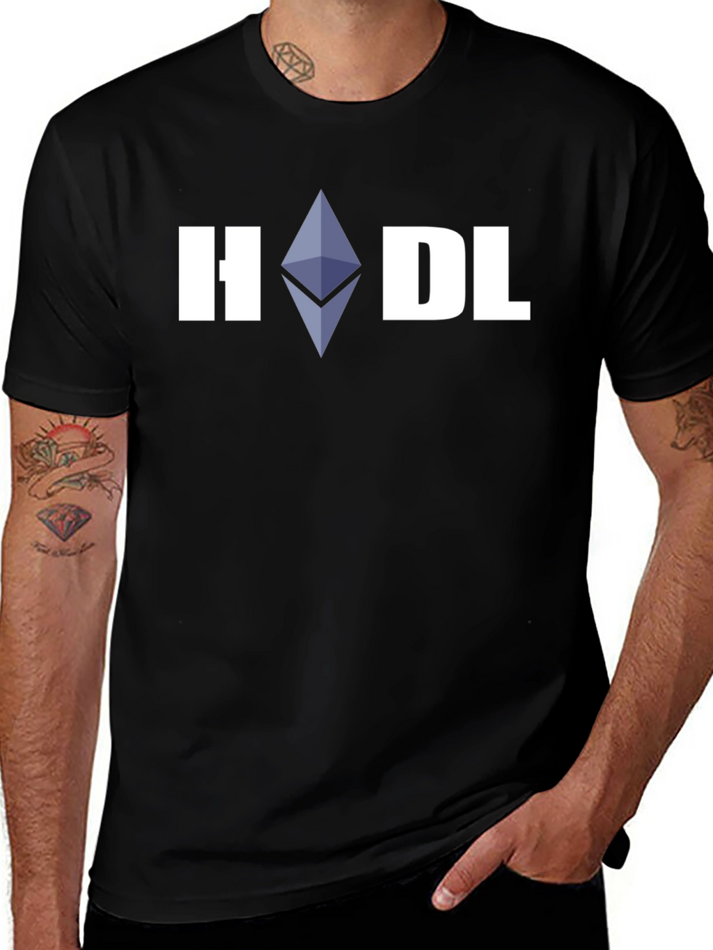 HODL Ethereum T-Shirt - Crypto Investor Tee