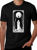 Mystic Night Tarot Card T-Shirt