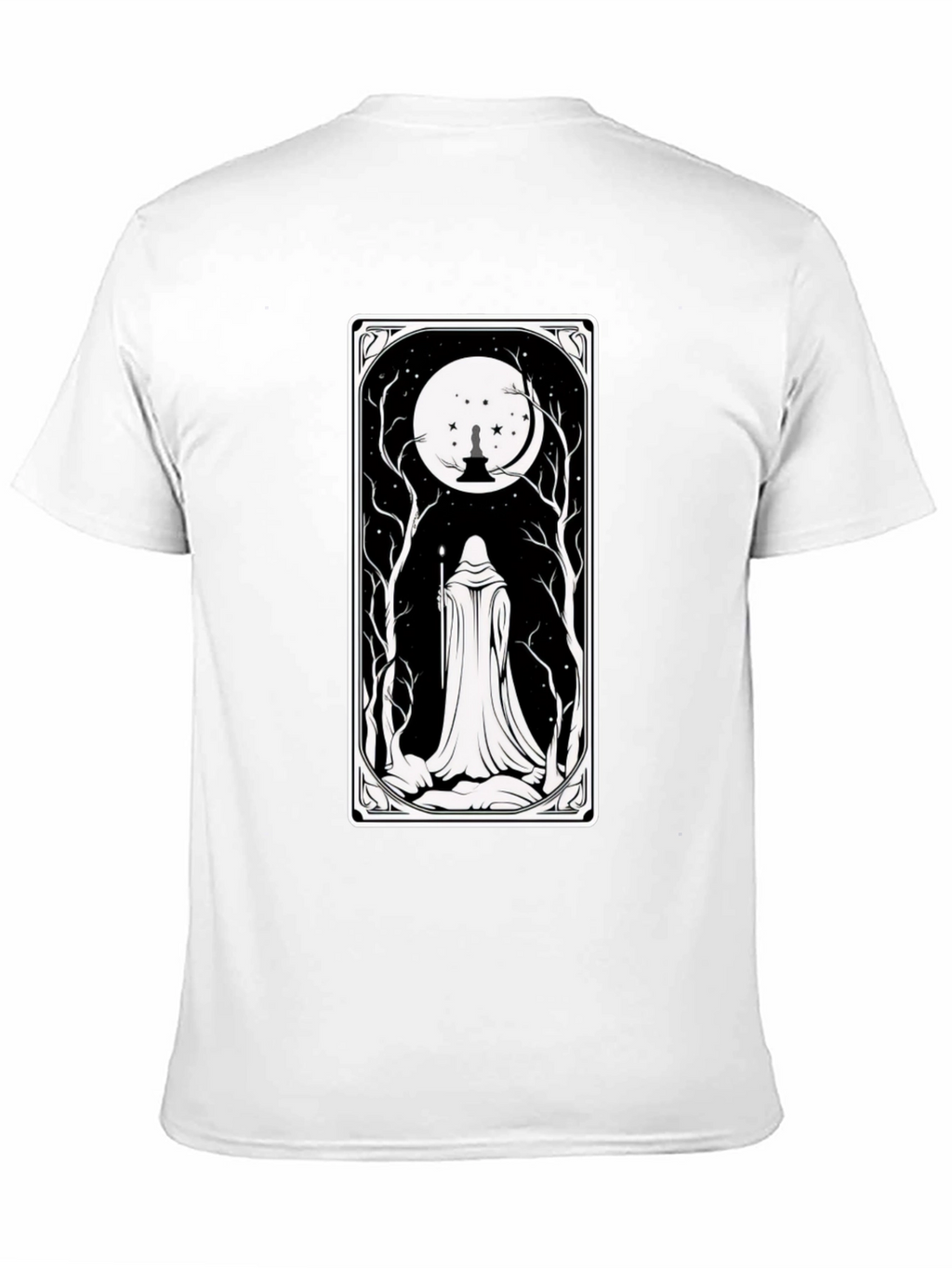 Mystic Night Tarot Card T-Shirt