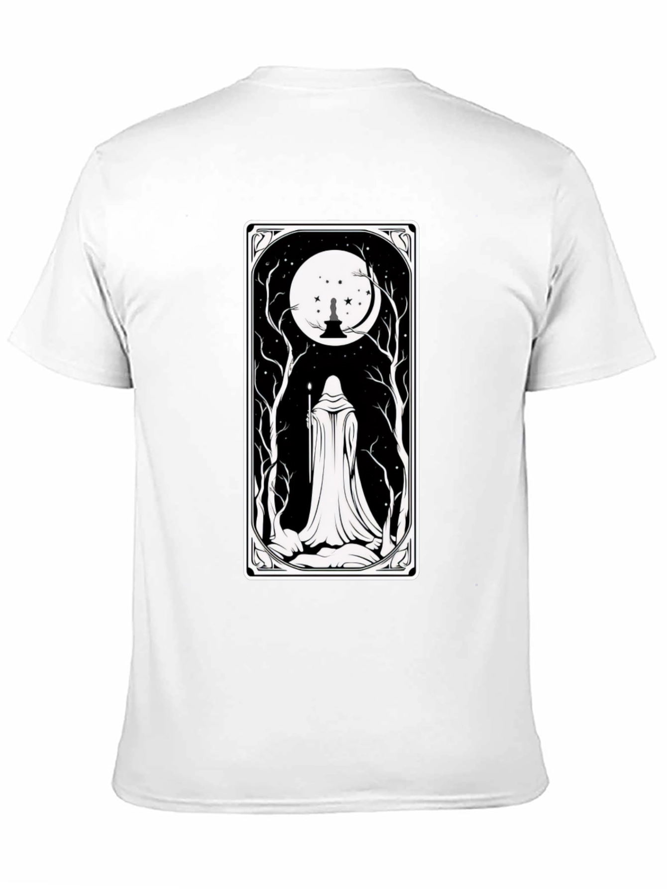 Mystic Night Tarot Card T-Shirt
