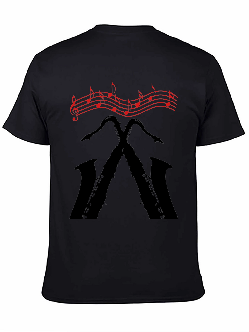 Musical Saxophone Graphic Tee