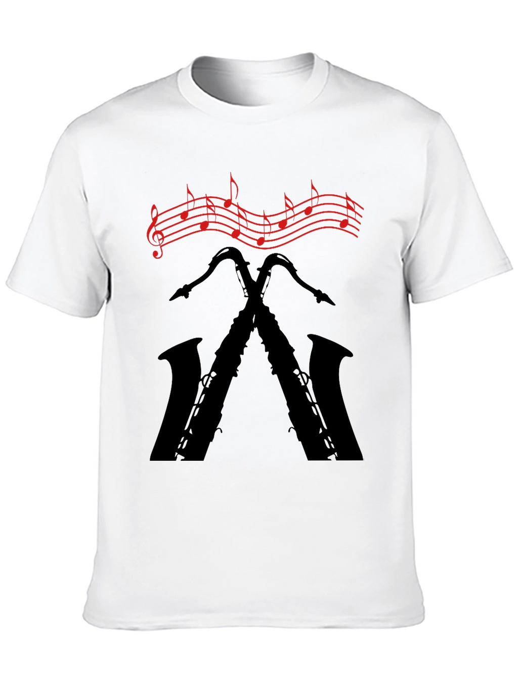 Musical Saxophone Graphic Tee