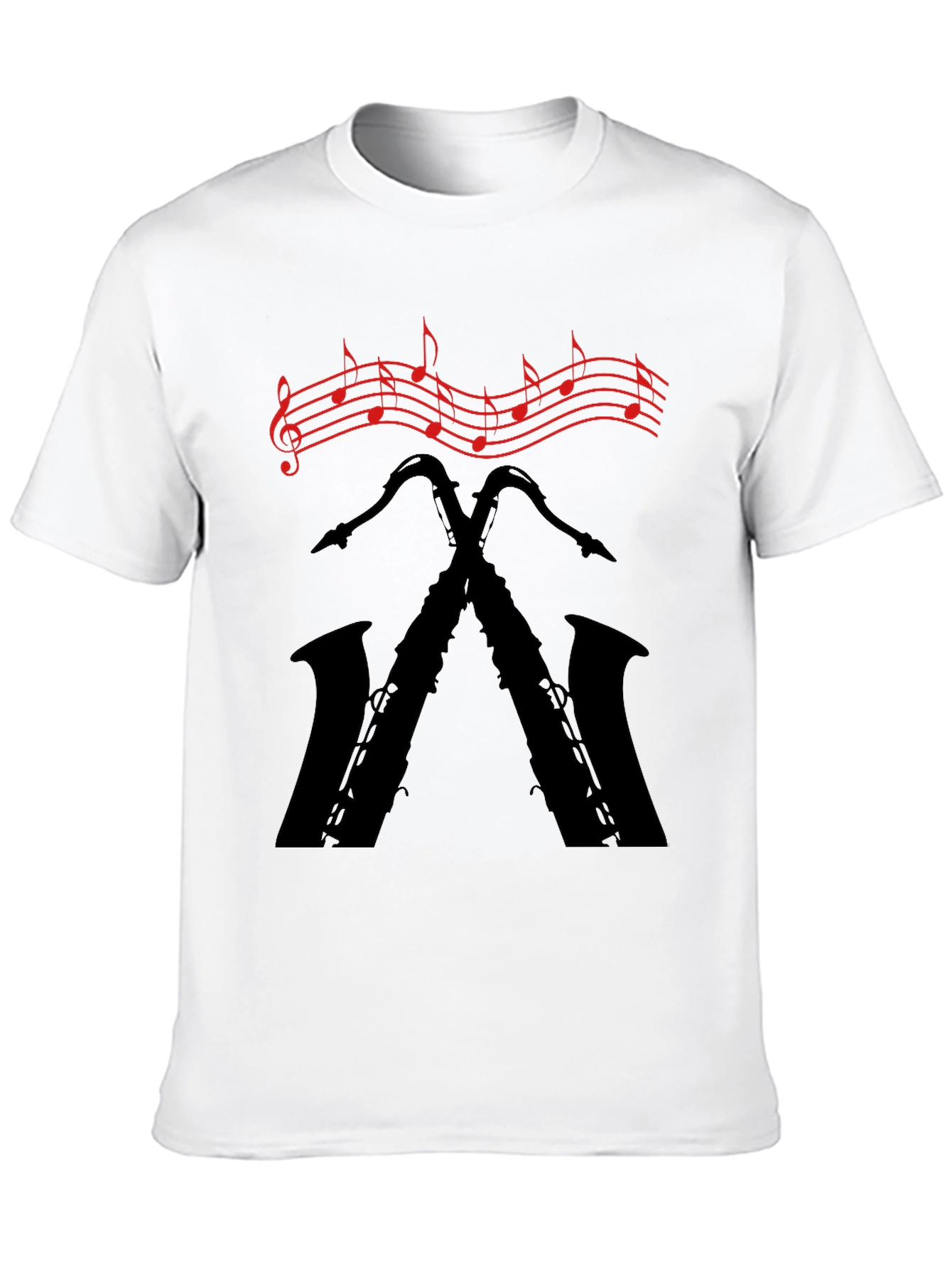 Musical Saxophone Graphic Tee